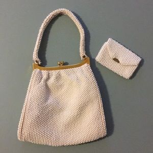 Vintage Corde Bead Purse